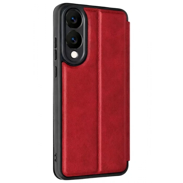 Durukar®  Samsung Galaxy S25 Edge Flip Cover - Kırmızı