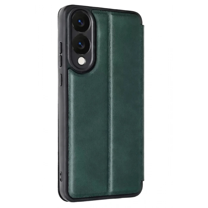 Durukar® Samsung Galaxy S25 Edge Flip Cover - Dark Green