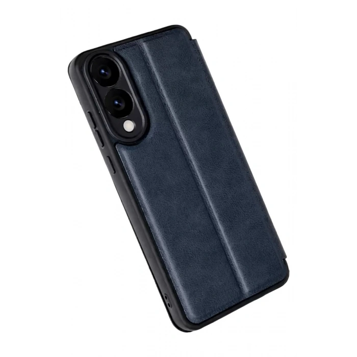 Durukar® Samsung Galaxy S25 Edge Flip Cover - Navy Blue