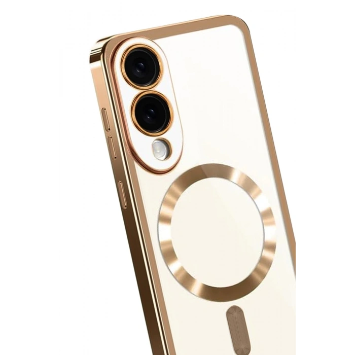 Durukar®  Samsung Galaxy S25 Edge Kross Magneticsafe Kapak - Çöl Titanyum