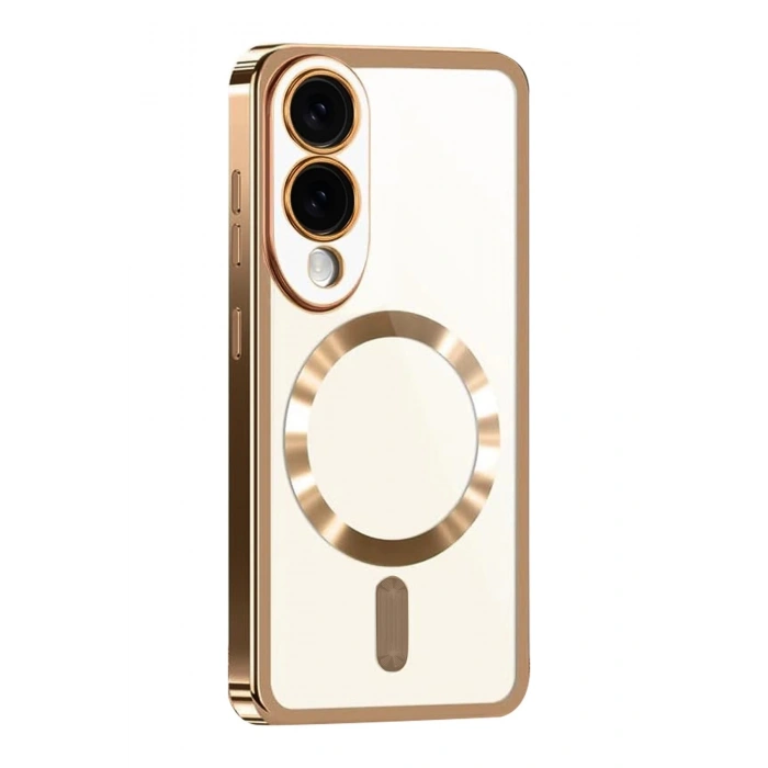 Durukar®  Samsung Galaxy S25 Edge Kross Magneticsafe Kapak - Çöl Titanyum