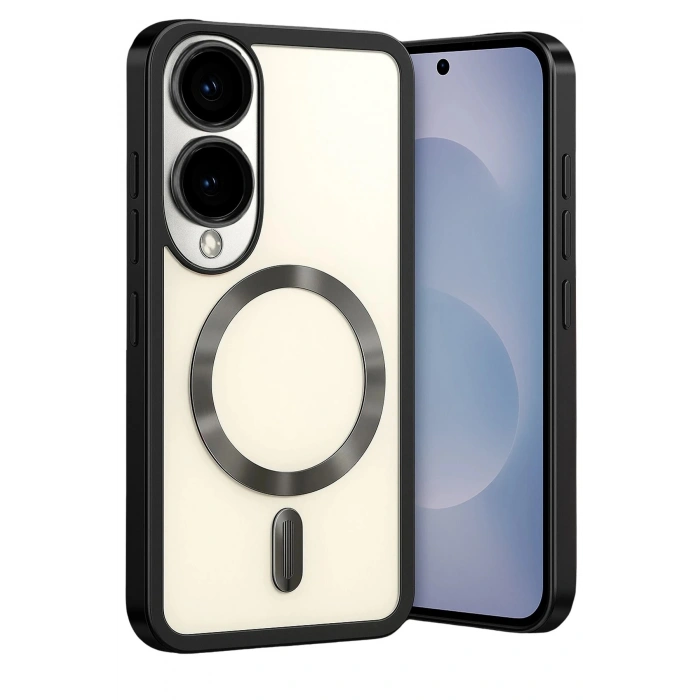 Durukar®  Samsung Galaxy S25 Edge Kross Magneticsafe Kapak - Siyah