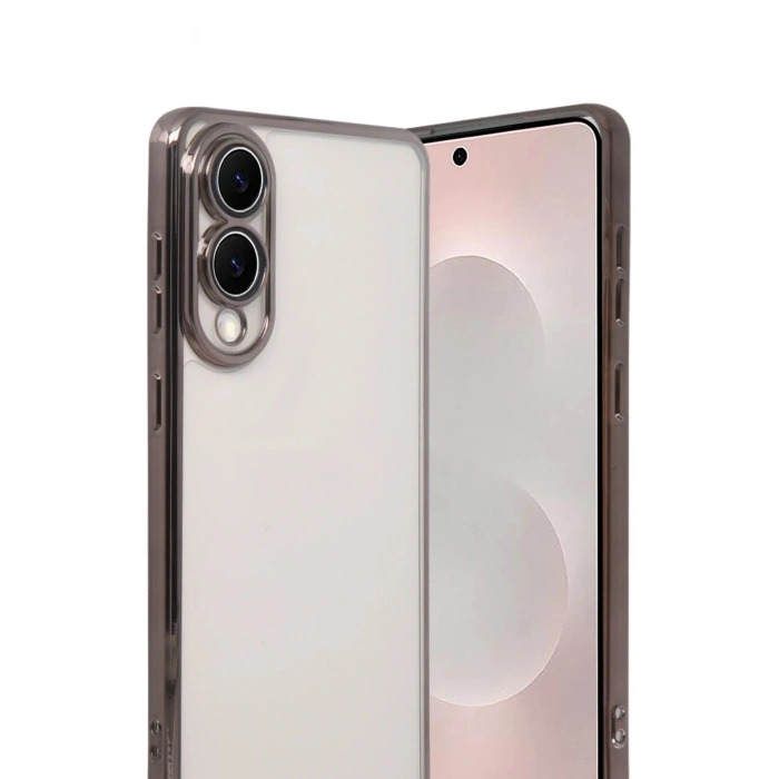 Durukar®  Samsung Galaxy S25 Edge  Lensli Silikon - Titan Gri
