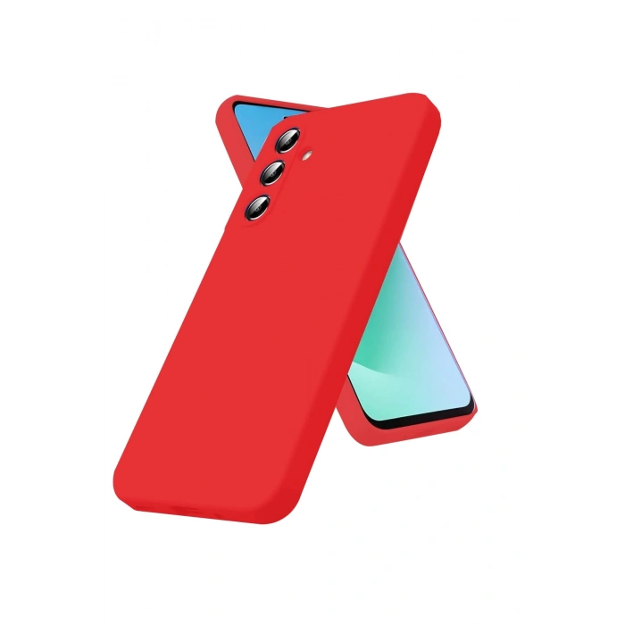 Durukar®  Samsung Galaxy S25 FE First Silikon - Kırmızı