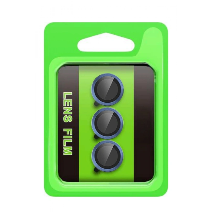 Durukar®  Samsung Galaxy S25 FE Raze Metal Kamera Lens - Lacivert