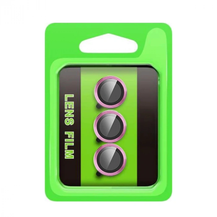 Durukar®  Samsung Galaxy S25 FE Raze Metal Kamera Lens - Pembe