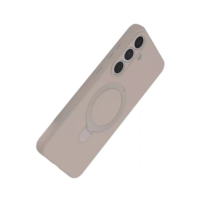 Durukar®  Samsung Galaxy S25 FE Regal Magsafe Standlı Kapak - Çöl Titanyum