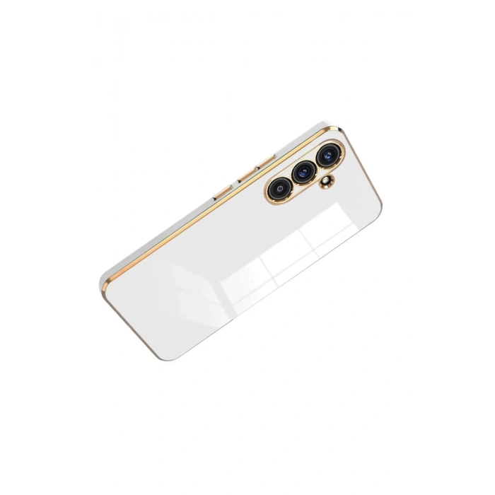 Durukar®  Samsung Galaxy S25 FE Volet Silikon - Beyaz