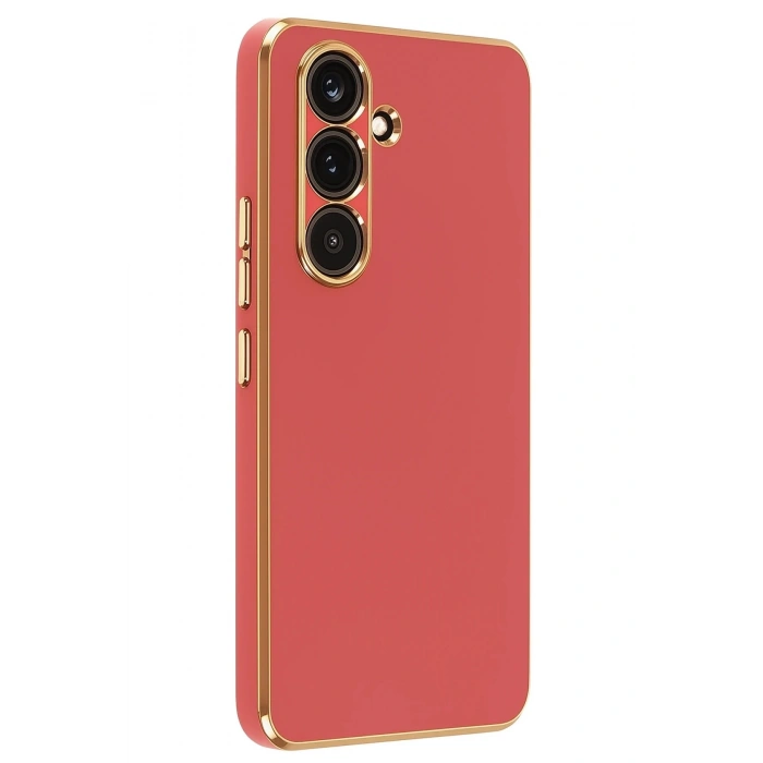 Durukar®  Samsung Galaxy S25 FE Volet Silikon - Kırmızı
