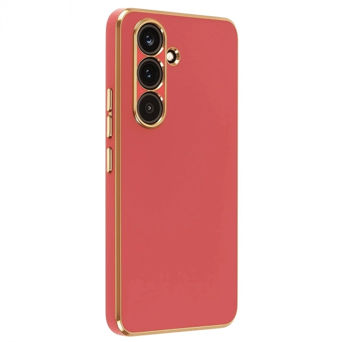 Durukar®  Samsung Galaxy S25 FE Volet Silikon - Kırmızı
