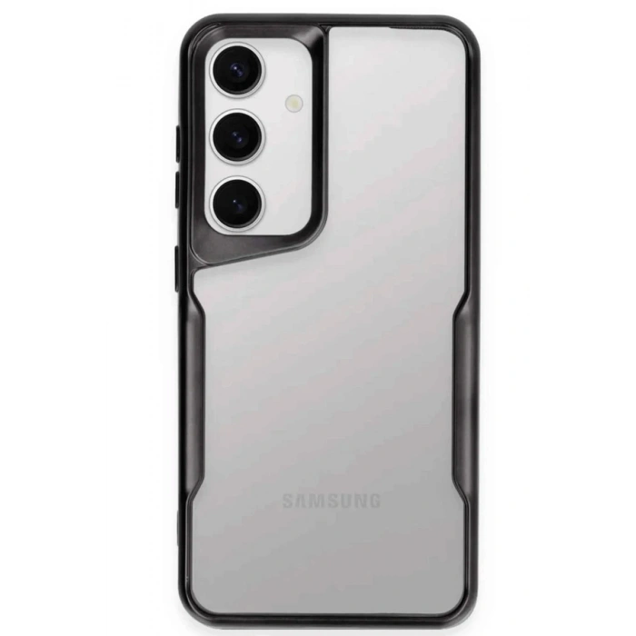 Durukar®  Samsung Galaxy S25 Kılıf Boyi Silikon Kapak - Siyah