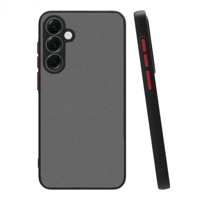 Durukar®  Samsung Galaxy S25 Kılıf Montreal Silikon Kapak - Siyah