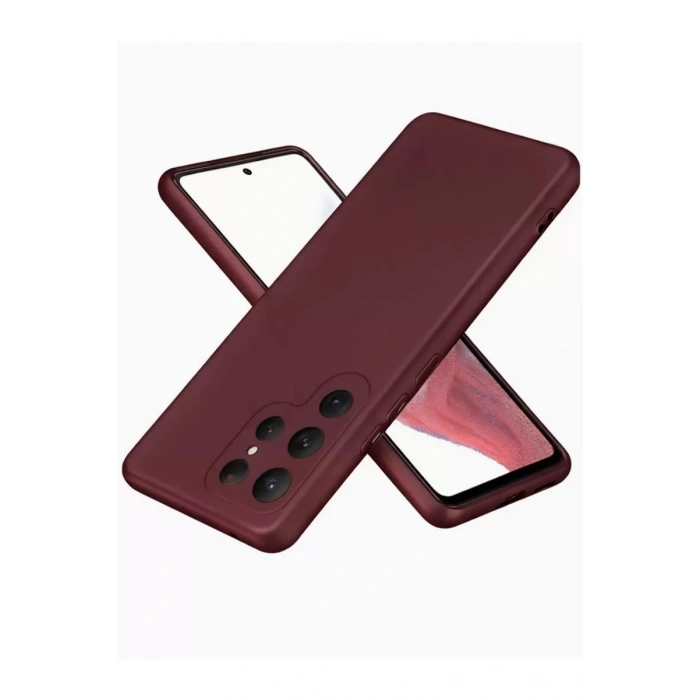 Durukar®  Samsung Galaxy S25 Ultra Kılıf First Silikon - Bordo