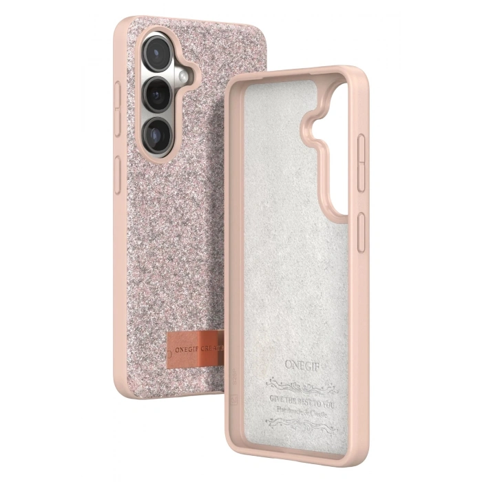 Durukar®  Samsung Galaxy S26 Plus Bright Simli Kapak - Pembe