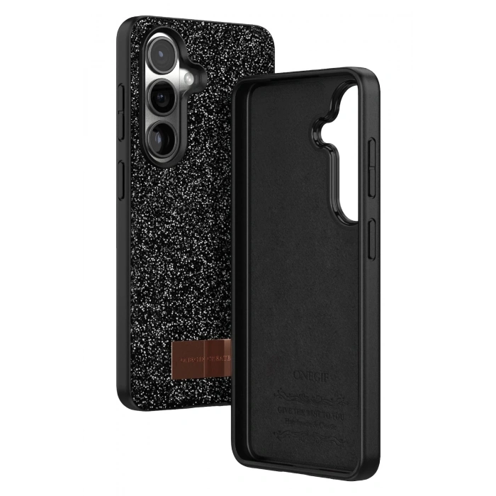 Durukar®  Samsung Galaxy S26 Plus Bright Simli Kapak - Siyah
