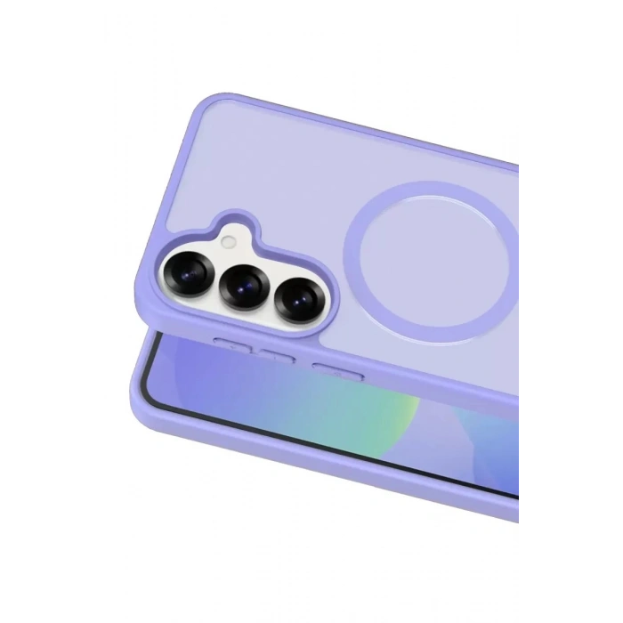 Durukar®  Samsung Galaxy S26 Plus Jota Magsafe Kapak - Lila