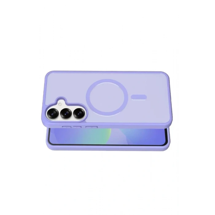 Durukar®  Samsung Galaxy S26 Plus Jota Magsafe Kapak - Lila