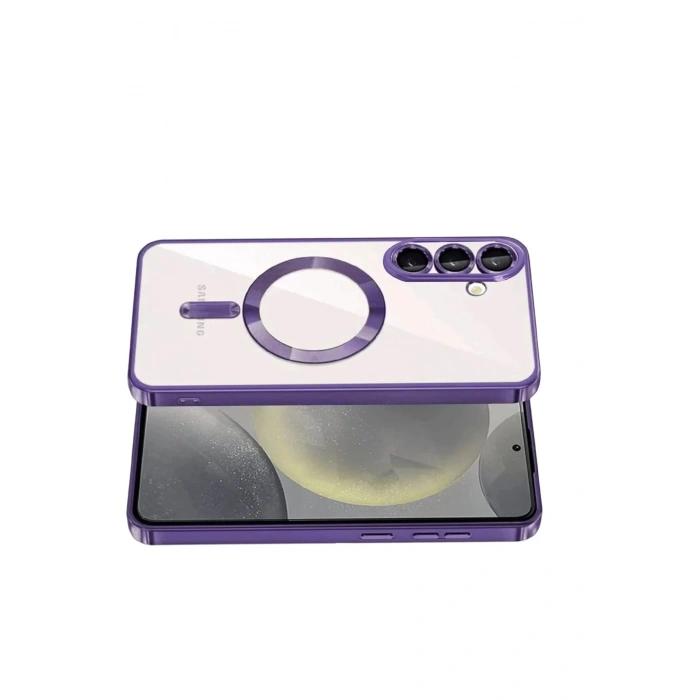 Durukar®  Samsung Galaxy S26 Plus Kross Magneticsafe Kapak - Mor