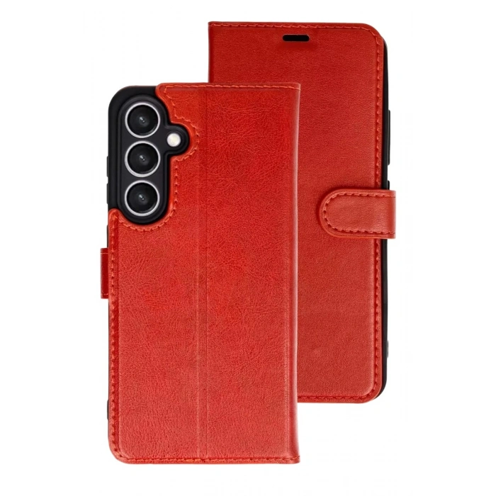 Durukar®  Samsung Galaxy S26 Plus Trend S Plus Kapaklı Kılıf - Kırmızı