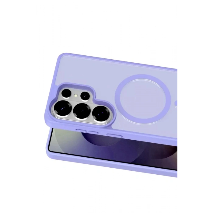 Durukar®  Samsung Galaxy S26 Ultra Jota Magsafe Kapak - Lila