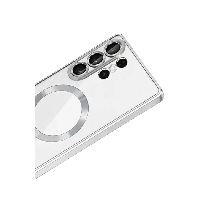 Durukar®  Samsung Galaxy S26 Ultra Kross Magneticsafe Kapak - Gümüş