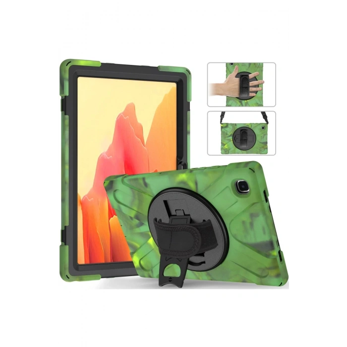 Durukar®  Samsung Galaxy T220 Tab A7 Lite 8.7 Kılıf Amazing Tablet Kapak - Kamuflaj