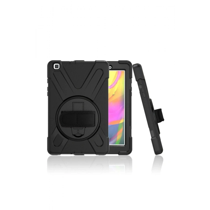 Durukar®  Samsung Galaxy T290 Tab A 8 Kılıf Amazing Tablet Kapak - Siyah