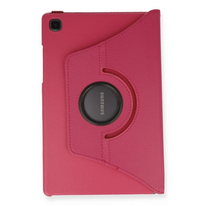 Durukar®  Samsung Galaxy T500 Tab A7 10.4 Kılıf 360 Tablet Deri Kılıf - Pembe