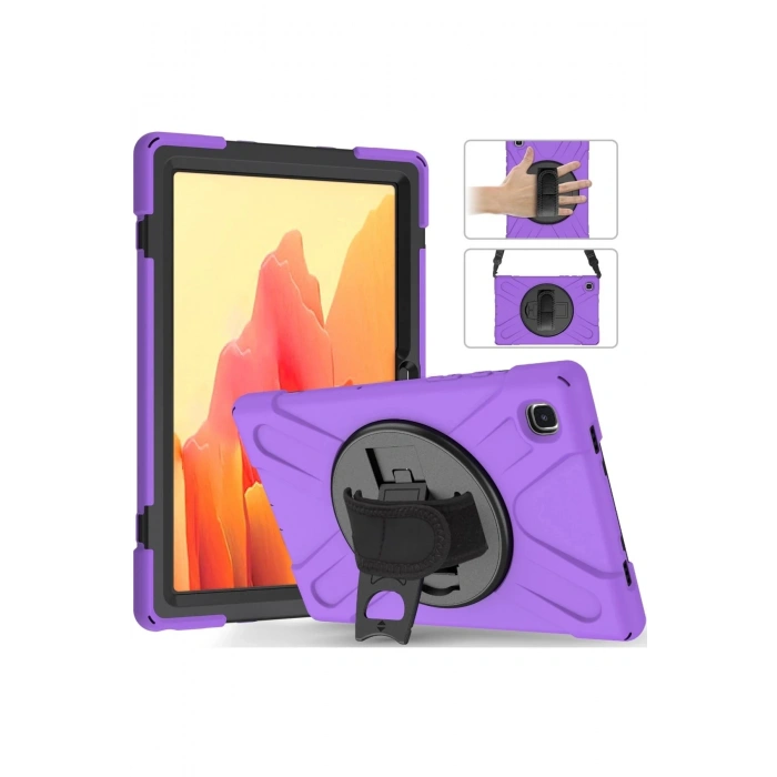 Durukar®  Samsung Galaxy T500 Tab A7 10.4 Kılıf Amazing Tablet Kapak - Mor