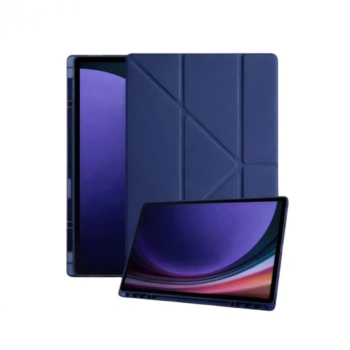 Durukar®  Samsung Galaxy Tab A11 Kalemlikli Mars Tablet Kılıfı - Lacivert