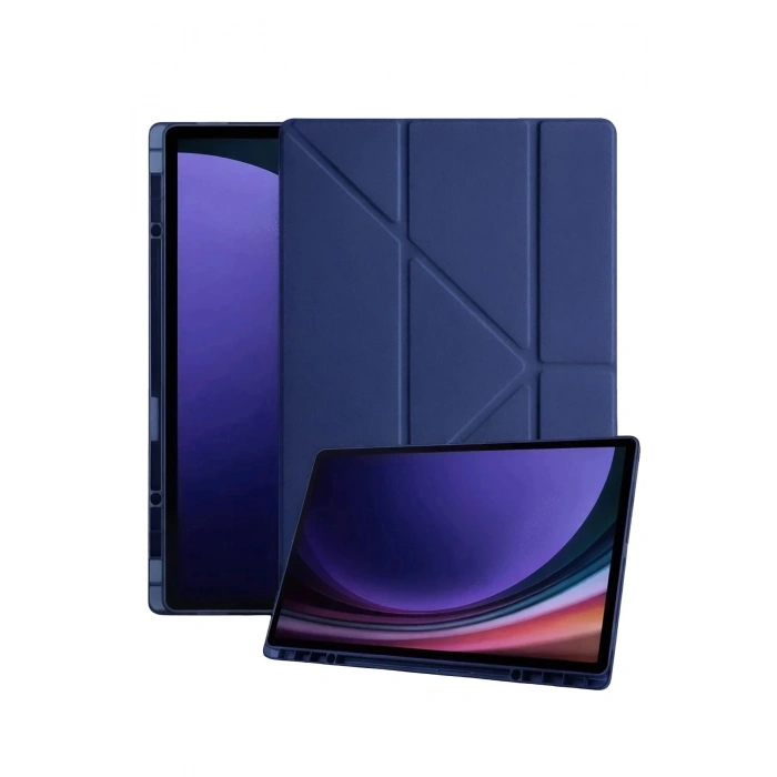 Durukar®  Samsung Galaxy Tab A11 Plus Kalemlikli Mars Tablet Kılıfı - Lacivert