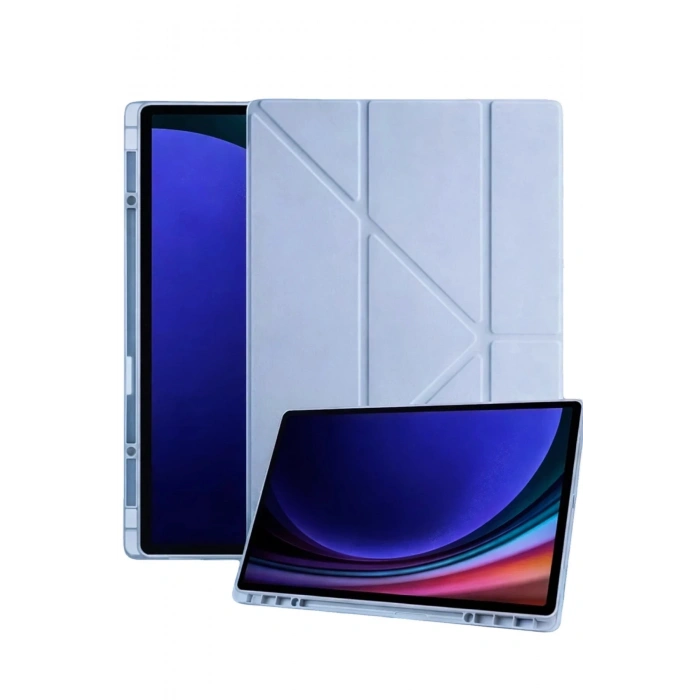 Durukar®  Samsung Galaxy Tab A11 Plus Kalemlikli Mars Tablet Kılıfı - Mavi