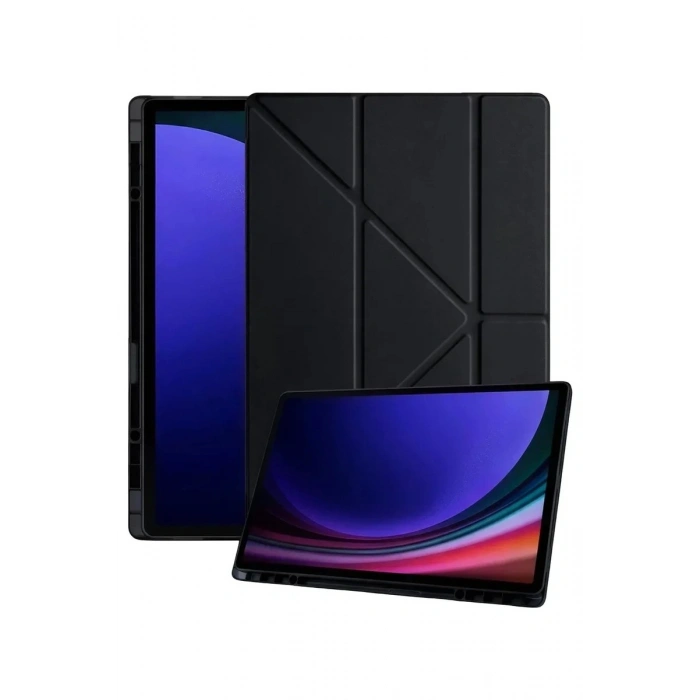 Durukar®  Samsung Galaxy Tab A11 Plus Kalemlikli Mars Tablet Kılıfı - Siyah