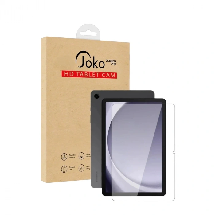 Durukar®  Samsung Galaxy Tab A9 HD Tablet Cam Ekran Koruyucu - Şeffaf