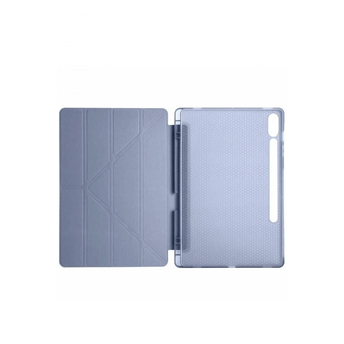 Durukar®  Samsung Galaxy X610 Tab S9 FE Plus 12.4 Kılıf Kalemlikli Mars Tablet Kılıfı - Lavender
