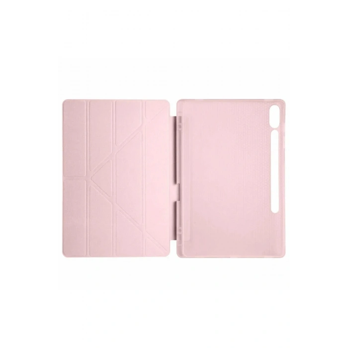 Durukar®  Samsung Galaxy X610 Tab S9 FE Plus 12.4 Kılıf Kalemlikli Mars Tablet Kılıfı - Rose Gold