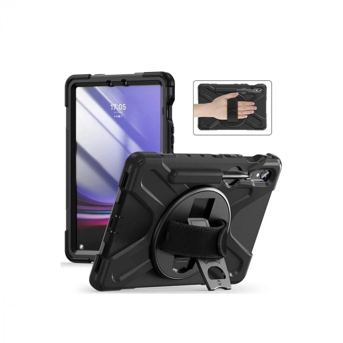 Durukar®  Samsung Galaxy X730 Tab S11 Kılıf Amazing Tablet Kapak - Siyah