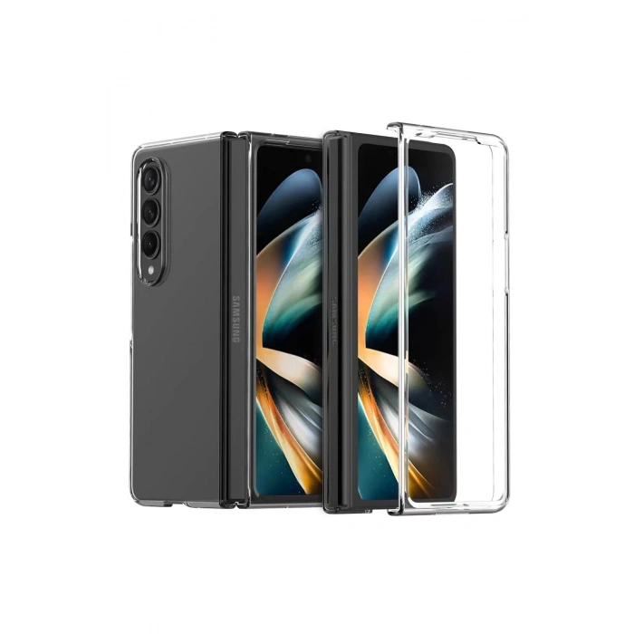 Durukar®  Samsung Galaxy Z Fold 3 Kılıf Fold TPU Silikon - Şeffaf