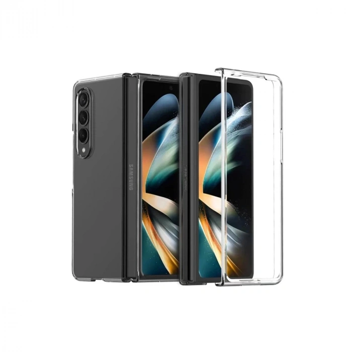 Durukar®  Samsung Galaxy Z Fold 3 Kılıf Fold TPU Silikon - Şeffaf