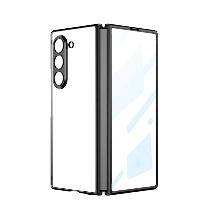 Durukar®  Samsung Galaxy Z Fold 5 Kılıf Fold Element Kapak - Siyah