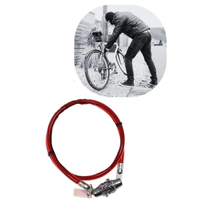 Durukar® Şifreli Pratik ve Sağlam Bisiklet Kilidi