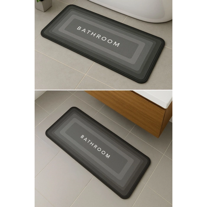 Durukar® Sihirli Süper Su Emici Kaymaz Tabanlı Uzun Paspas 40*120 cm