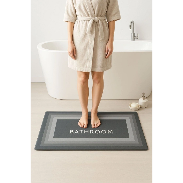 Durukar® Sihirli Süper Su Emici Kaymaz Tabanlı Uzun Paspas 40*120 cm