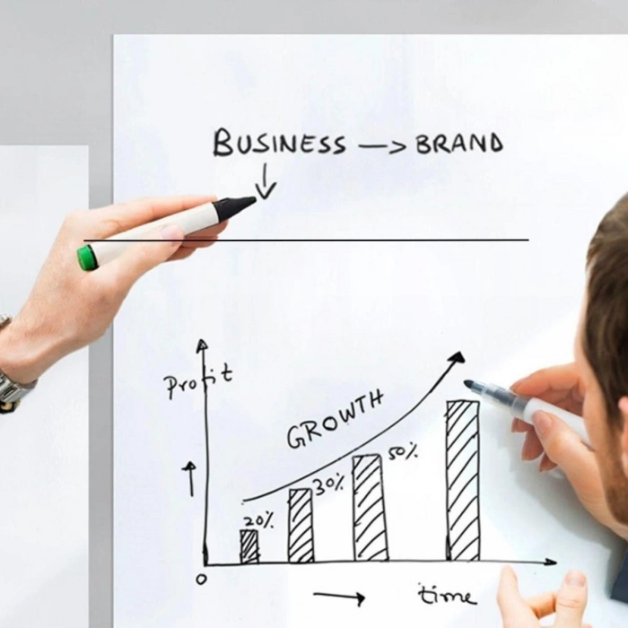 Durukar® Erasable Marker Sticker Wall-Mounted Writing Board 60x100 cm