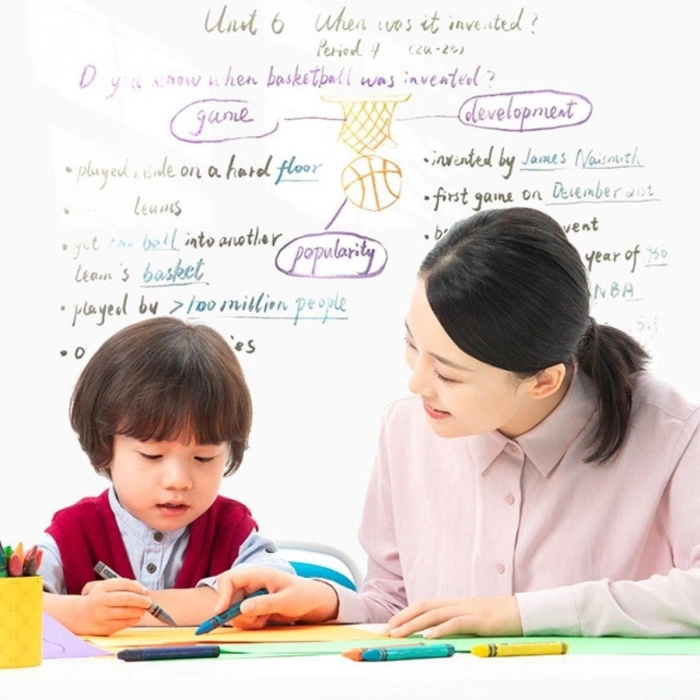 Durukar® Erasable Marker Sticker Wall-Mounted Writing Board 60x100 cm