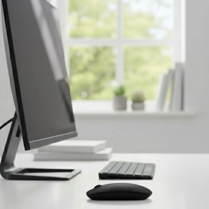 Durukar® Siyah Renkli Ergonomik Sessiz Kablosuz Mouse – USB Alıcılı, Ofis ve Oyun İçin Konforlu Bilgisayar Faresi MS6310