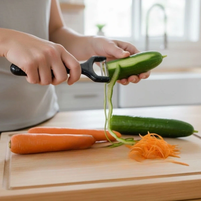 Durukar® Solingen Çelik Küçük Boy Meyve Sebze Soyacak – Keskin Paslanmaz Soyucu Aparat