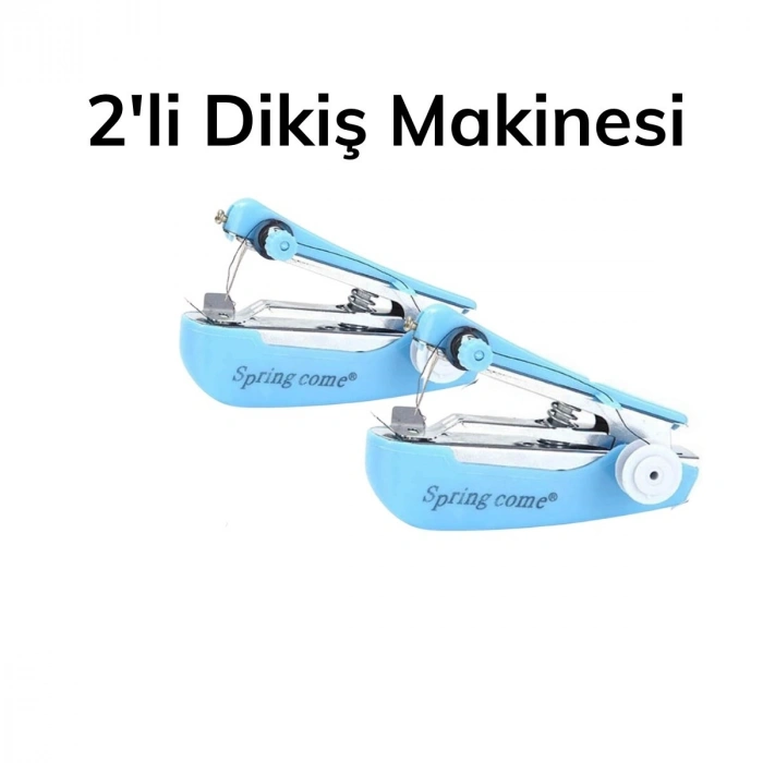 Durukar® Spring Come Mini Kolay Seyehat ve Ev Tipi El Dikiş Dikme Makinası