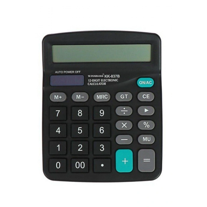 Durukar® Standart Fonksiyonlu 12 Haneli Geniş LCD Ekran,Pill Masaüstü Hesap Makinesi