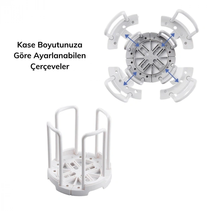 Durukar® Tabak Bardak Kase Standı Bulaşık Kurutma Tutucu Mutfak Düzenleyici Organizatör